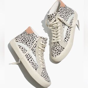 Madewell Sidewalk High-Top Sneaker Size 7.
